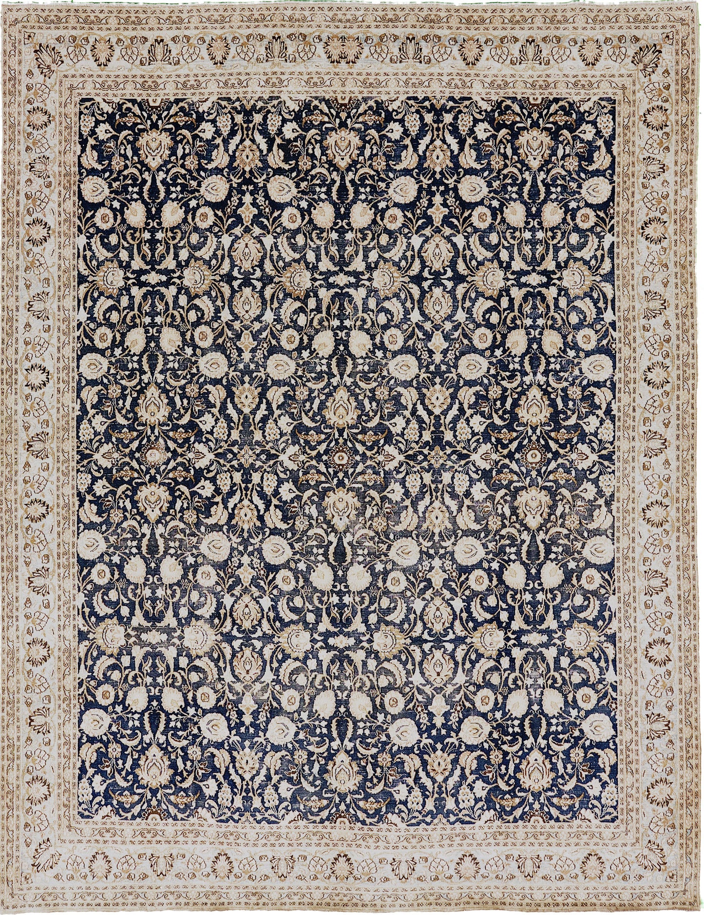 Antique Persian Mashad Rug