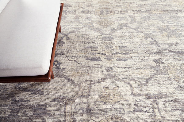 Sultanabad, Domicile Collection - close-up of weave texture and pile [#3]