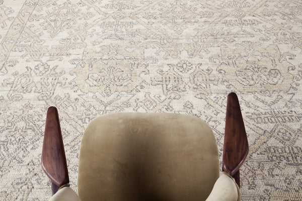 Oushak , Domicile Collection - full length showing color variation