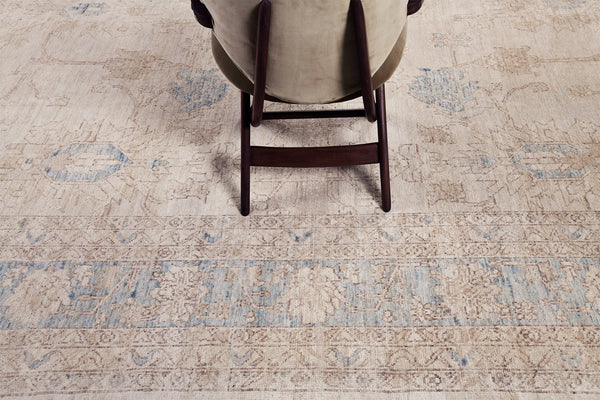 Gole, Muted Revival Collection - artisan revival weave - full length showing color variation