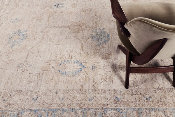 Gole, Muted Revival Collection - artisan revival weave - reverse side showing construction