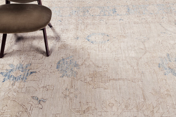 Gole, Muted Revival Collection - artisan revival weave - overhead flat lay view