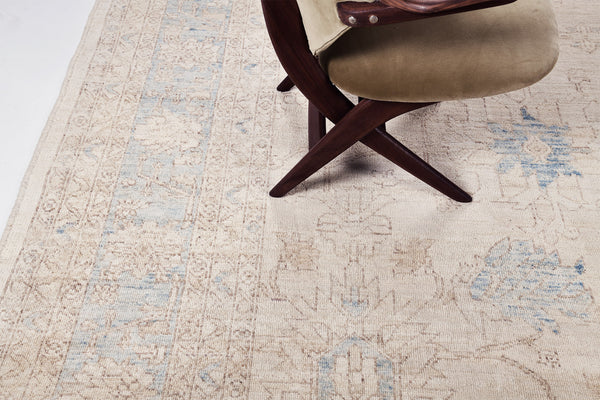 Gole, Muted Revival Collection - artisan revival weave - detailed border and fringe