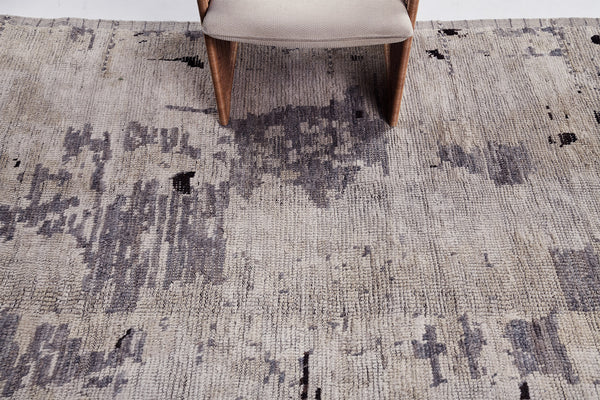 Zazate, Atlas Collection, Ivory Silver - overhead flat lay view