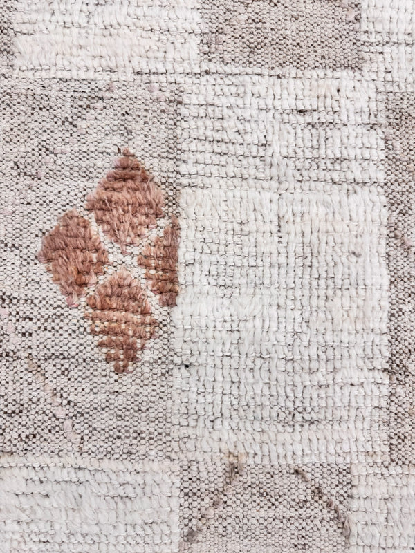 Tavret Runner, Nomad Collection, Ivory Spice - narrow runner - full length showing color variation [#2]