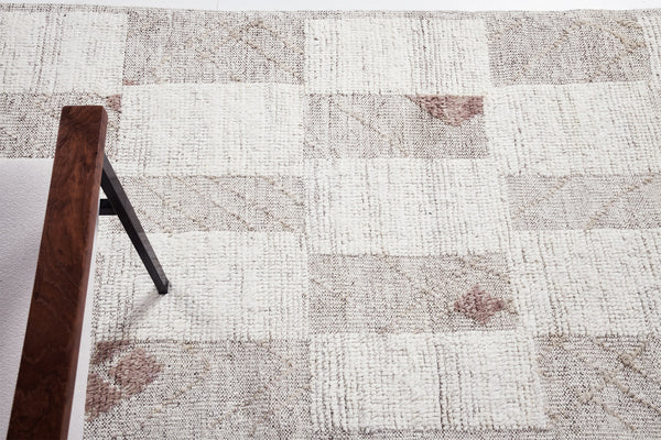 Tavret Runner, Nomad Collection, Ivory Spice - narrow runner - overhead flat lay view [#2]