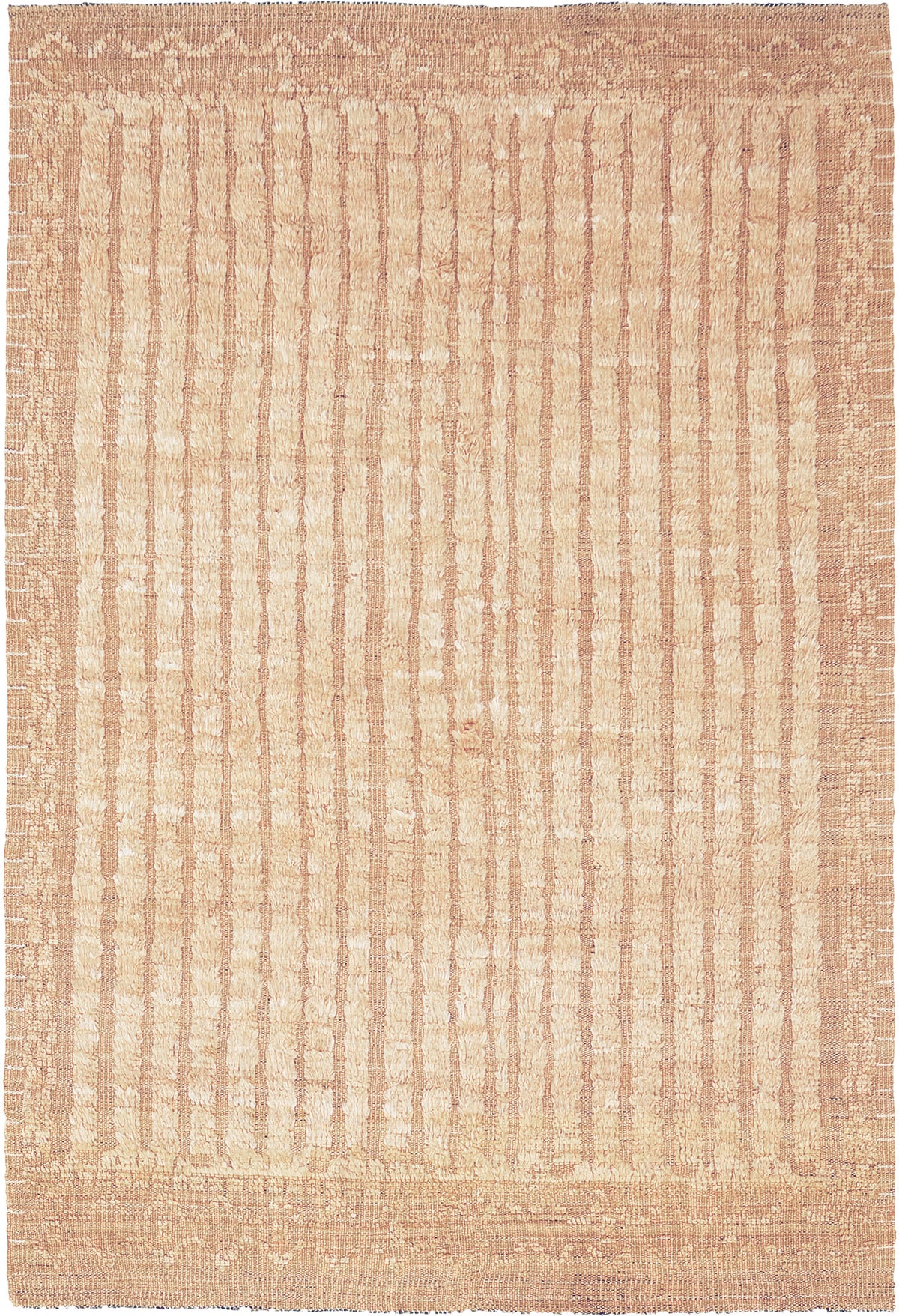 Baragsen, Nomad Collection, Bright Coral - one-of-a-kind handmade area rug