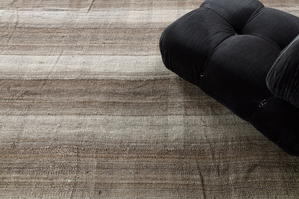 Vintage Persian Kilim - flat-weave kilim - styled in room setting