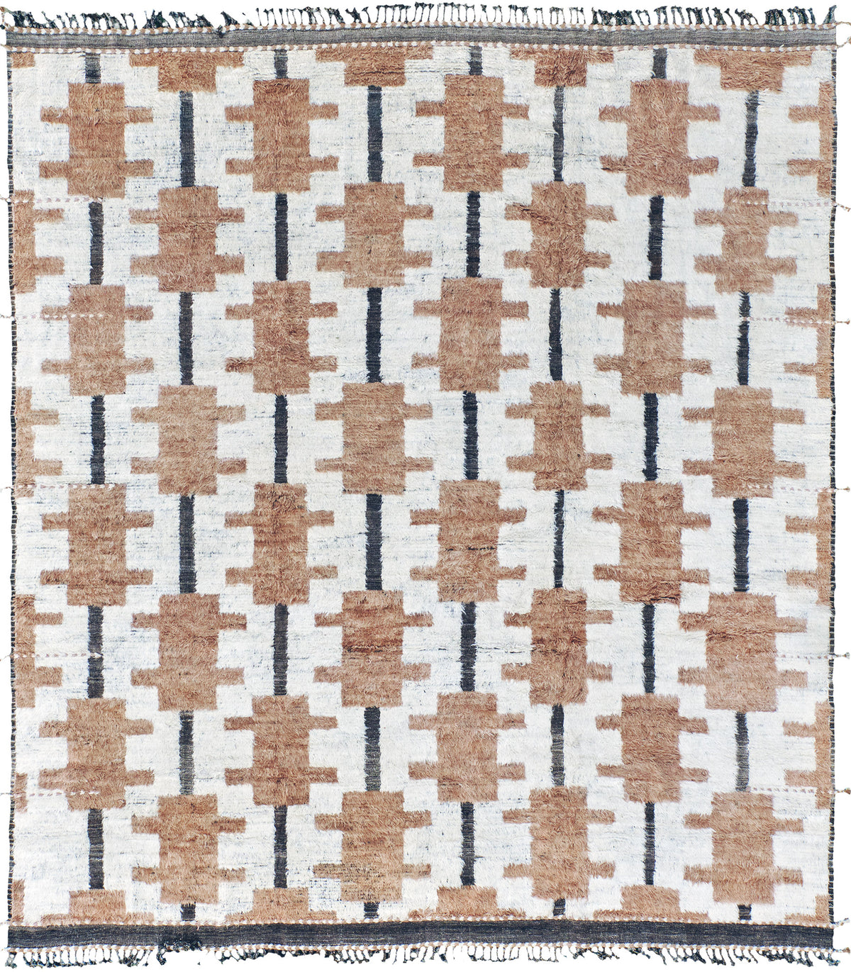 Umea, Kust Collection, Ivory Coral - one-of-a-kind handmade area rug