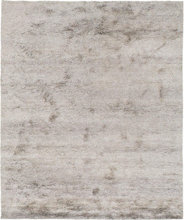 Moroccan Sand, Loam Collection, Storm - handwoven in Morocco - full length showing color variation