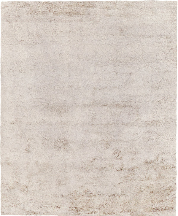 Moroccan Sand, Loam Collection, Taupe - handwoven in Morocco - full length showing color variation
