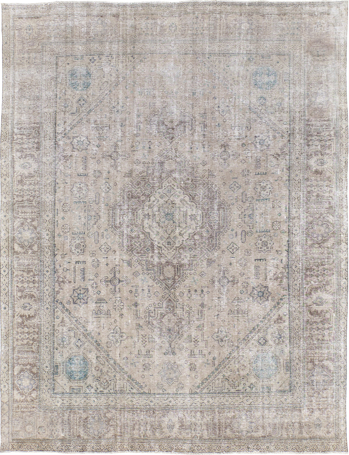 Vintage Persian Tabriz - one-of-a-kind handmade area rug [#1]