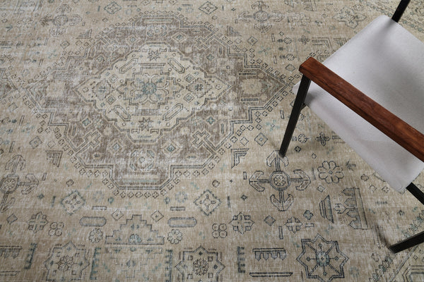 Vintage Persian Tabriz - styled in room setting [#1]