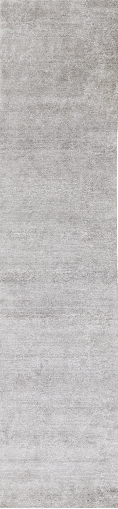 Lincoln Wool Runner, Loam Collection, Gray - narrow runner - overhead flat lay view