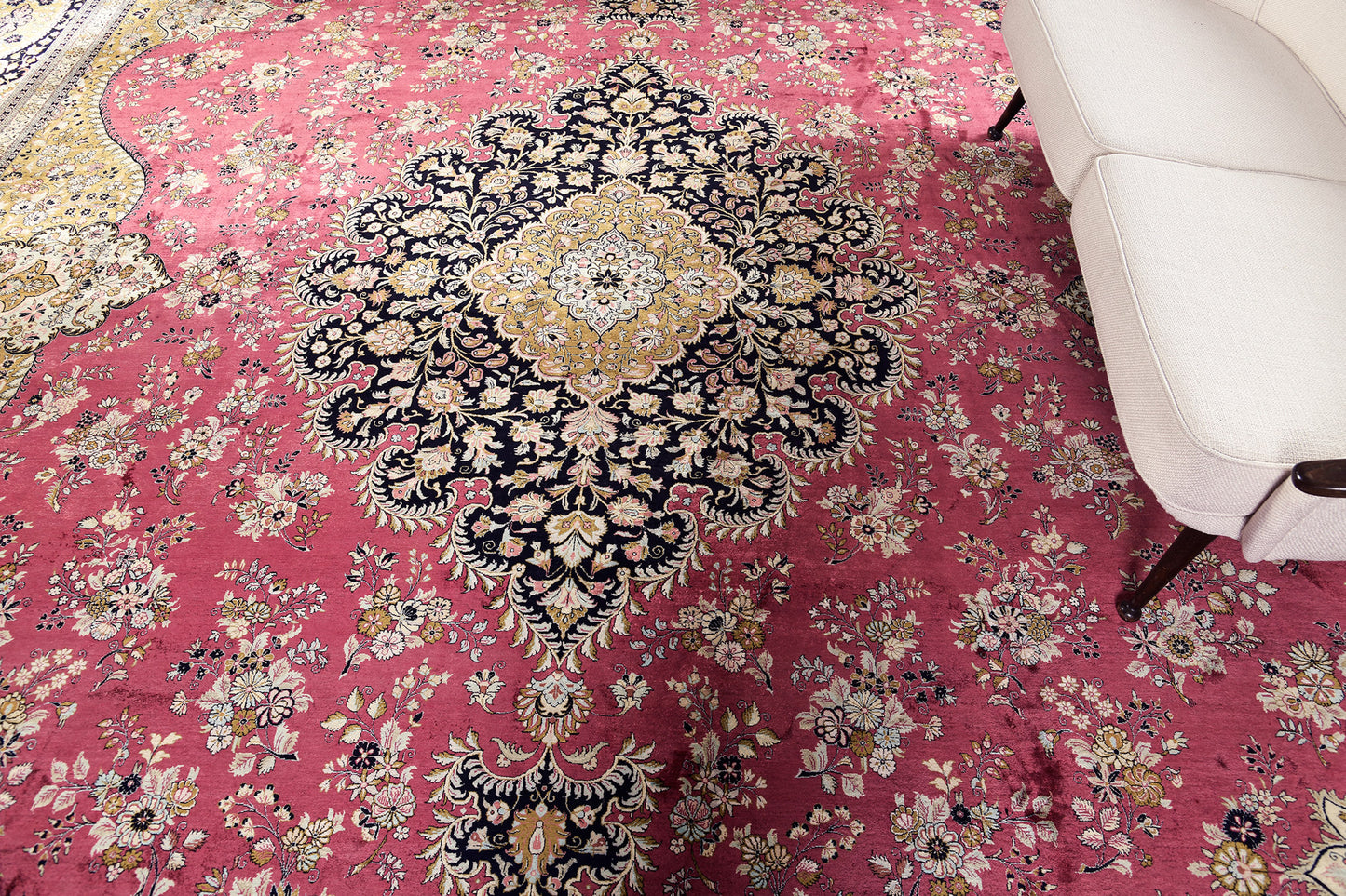 Vintage Fine Persian Qum Silk