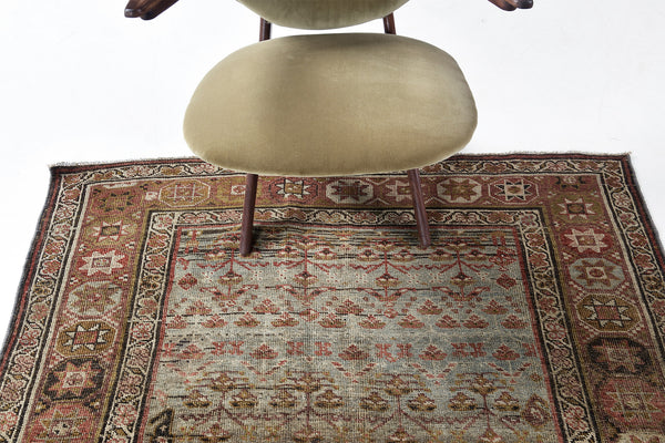 Antique Persian Bidjar - styled in room setting [#5]
