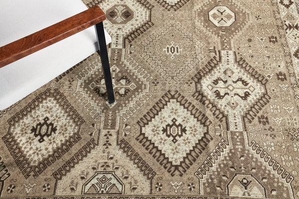Antique Persian Yalameh - styled in room setting