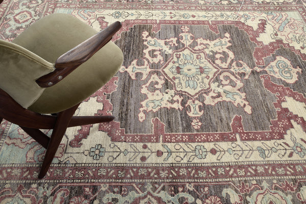 Heriz, Sultanabad Collection - overhead flat lay view