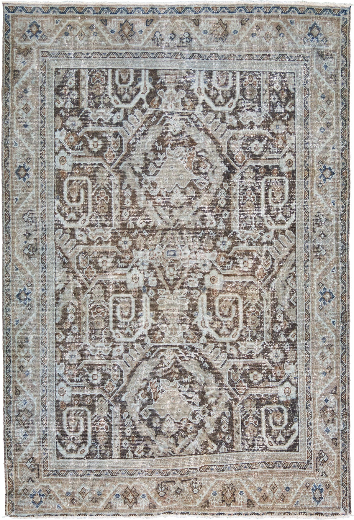 Antique Persian Sultanabad - one-of-a-kind handmade area rug [#6]