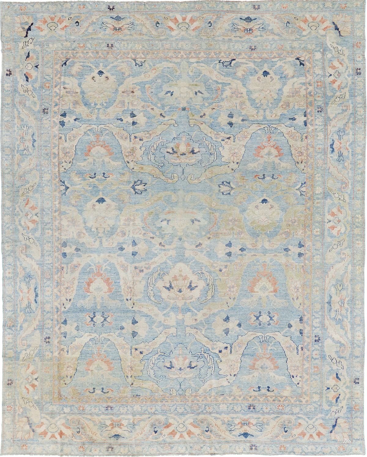 Oushak, Sultanabad Collection - one-of-a-kind handmade area rug [#9]