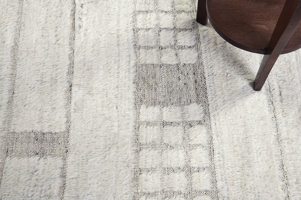 Katabatic Runner, Haute Bohemian, Ivory - narrow runner - overhead flat lay view [#2]