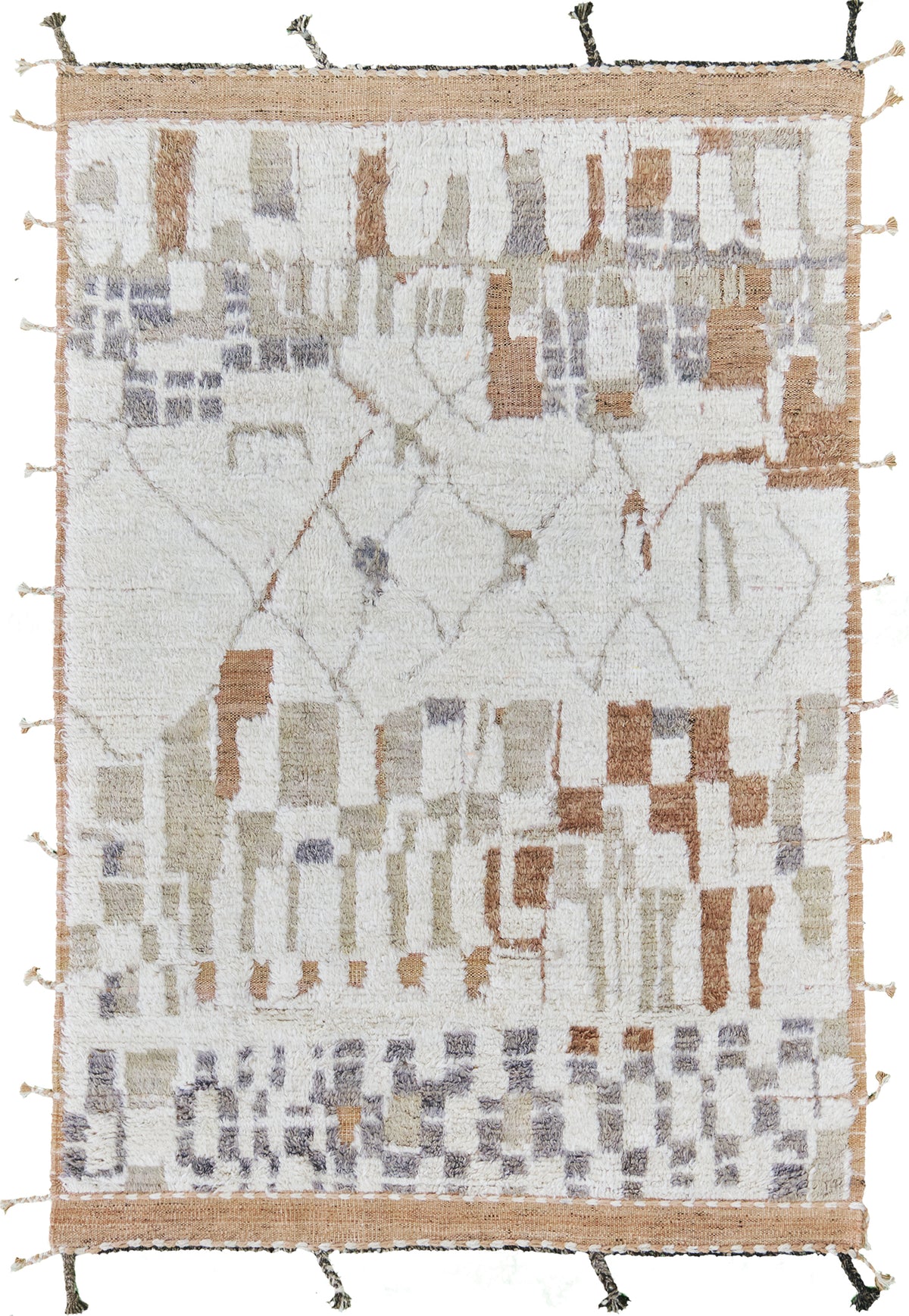 Teewa, Atlas Collection, Warm Multi - one-of-a-kind handmade area rug