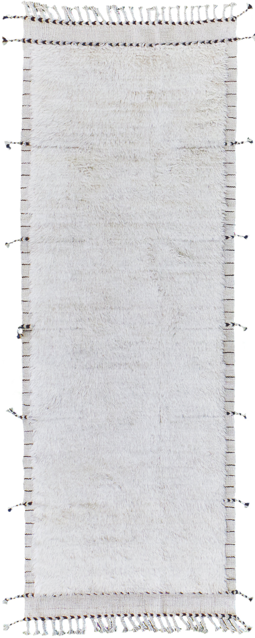 Gregale Runner, Haute Bohemian, Ivory - narrow runner - one-of-a-kind handmade area rug [#1]