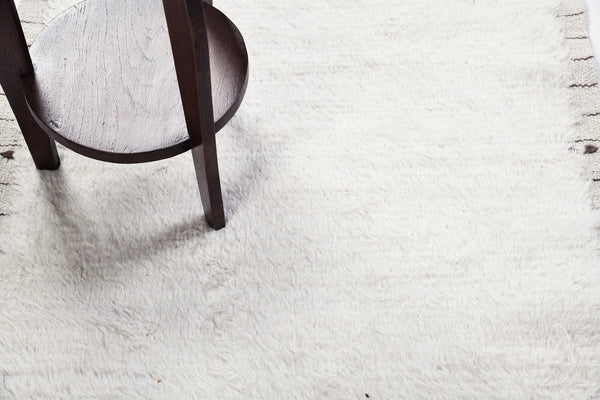 Gregale Runner, Haute Bohemian, Ivory - narrow runner - detailed border and fringe [#1]