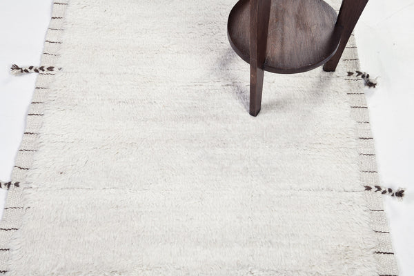 Gregale Runner, Haute Bohemian, Ivory - narrow runner - overhead flat lay view [#1]