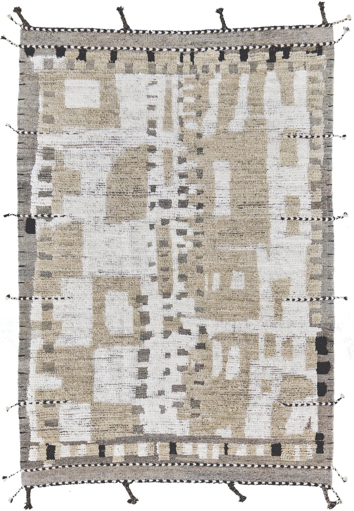 Tament, Atlas Collection, Gray Wheat - one-of-a-kind handmade area rug