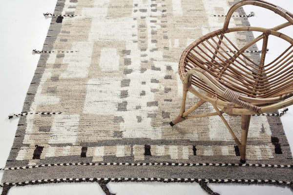 Tament, Atlas Collection, Gray Wheat - close-up of weave texture and pile