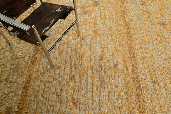 Alwib, Atlas Collection, Saffron - overhead flat lay view
