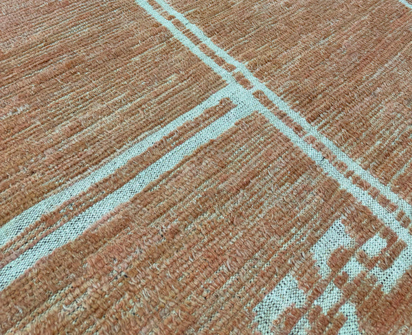 Meddur, Nomad Collection, Ivory Coral - overhead flat lay view