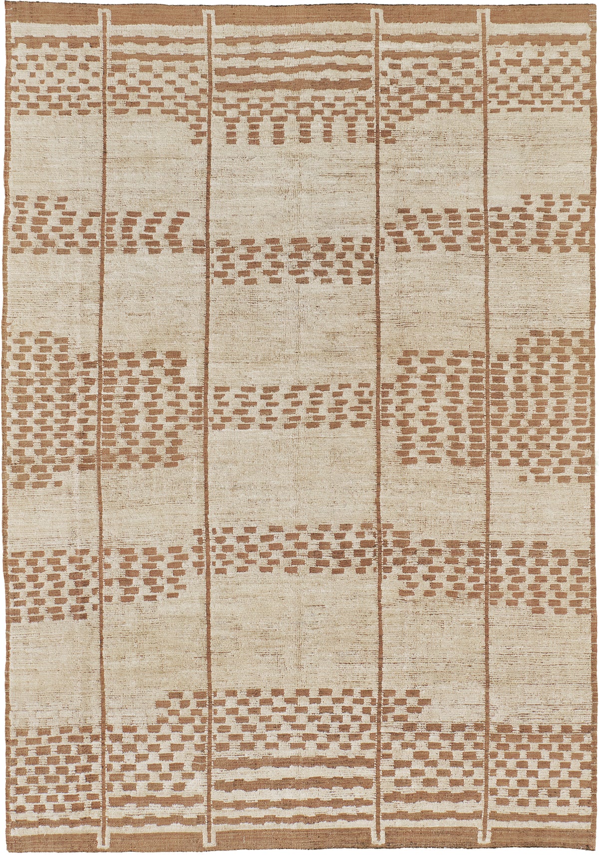 Aderfi, Nomad Collection, Soft Coral - one-of-a-kind handmade area rug