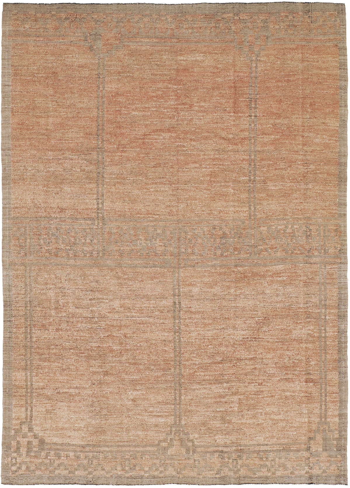 Udad, Nomad Collection, Warm Clay - one-of-a-kind handmade area rug