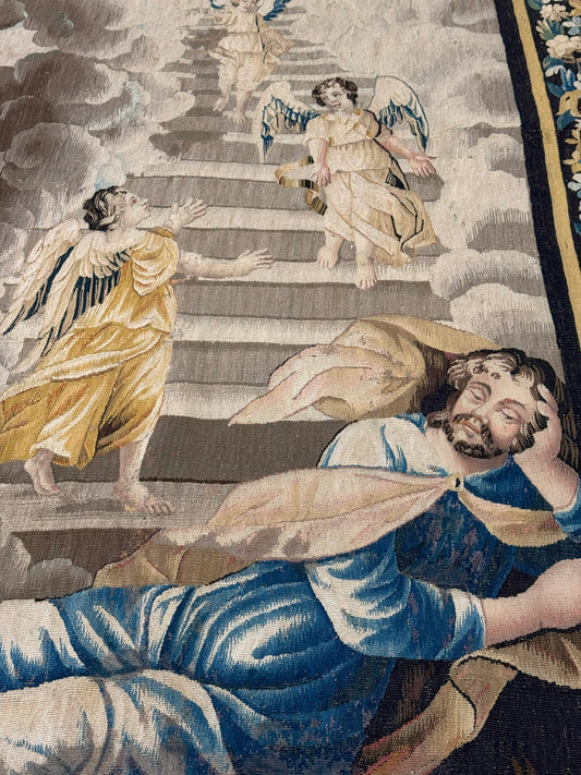 18th Century Brussel Tapestry Dream of Jacob