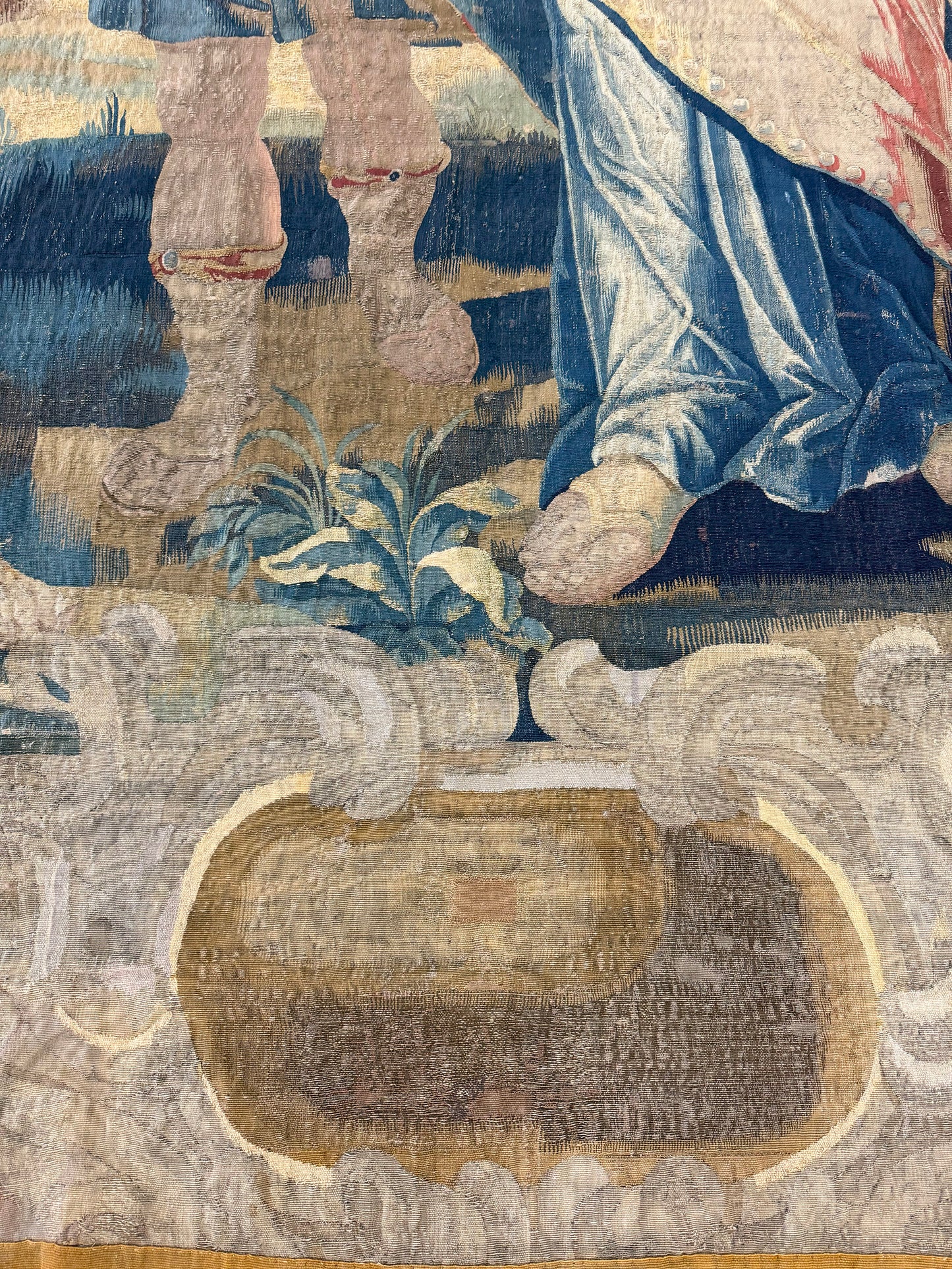 17th Century Brussel Tapestry King Saul Anointed by Samuel