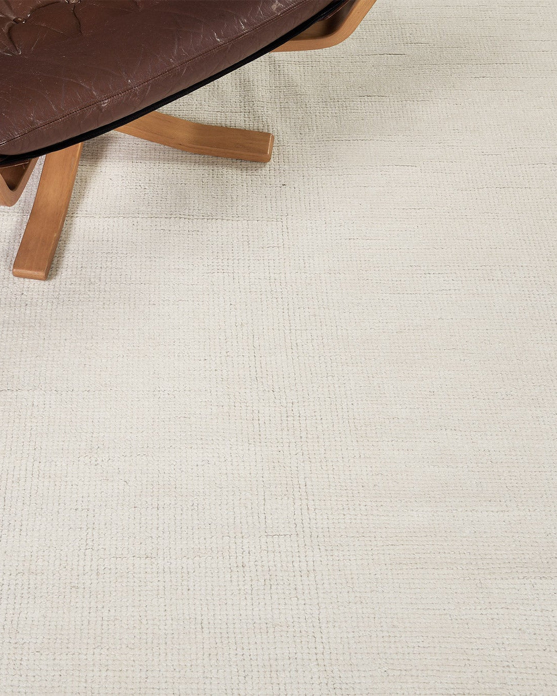 Silt Pile, Loam Collection, Ivory - one-of-a-kind handmade area rug [#4]