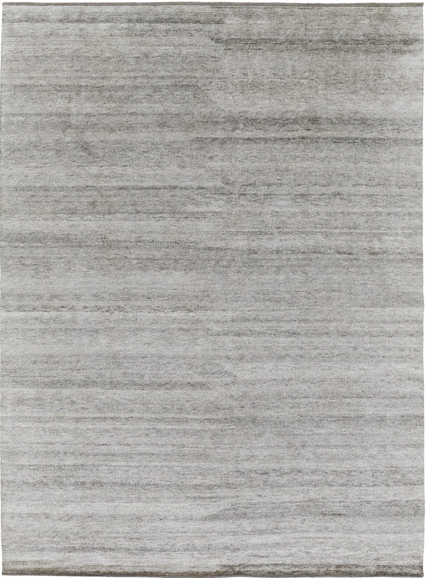 Silt Pile, Loam Collection, Silver - detailed border and fringe [#2]