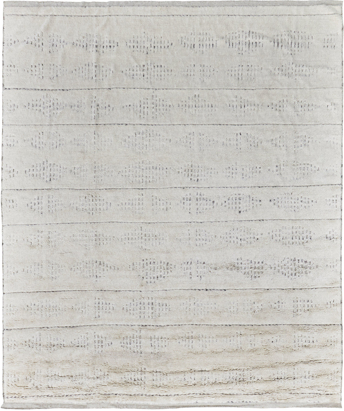 Spoonbill, Sandpiper Collection, Ivory - one-of-a-kind handmade area rug