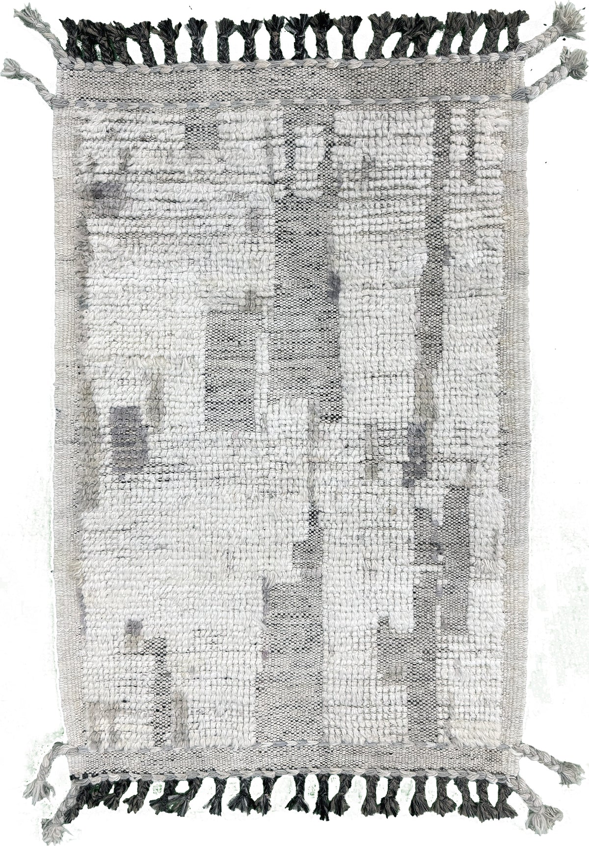 Ayrad, Atlas Collection, Ivory Silver - one-of-a-kind handmade area rug [#2]