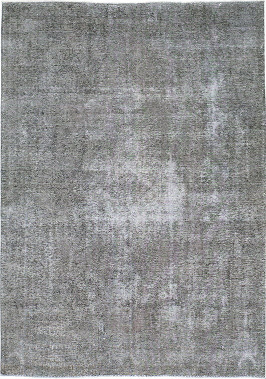 Vintage Distressed Overdye Persian Tabriz