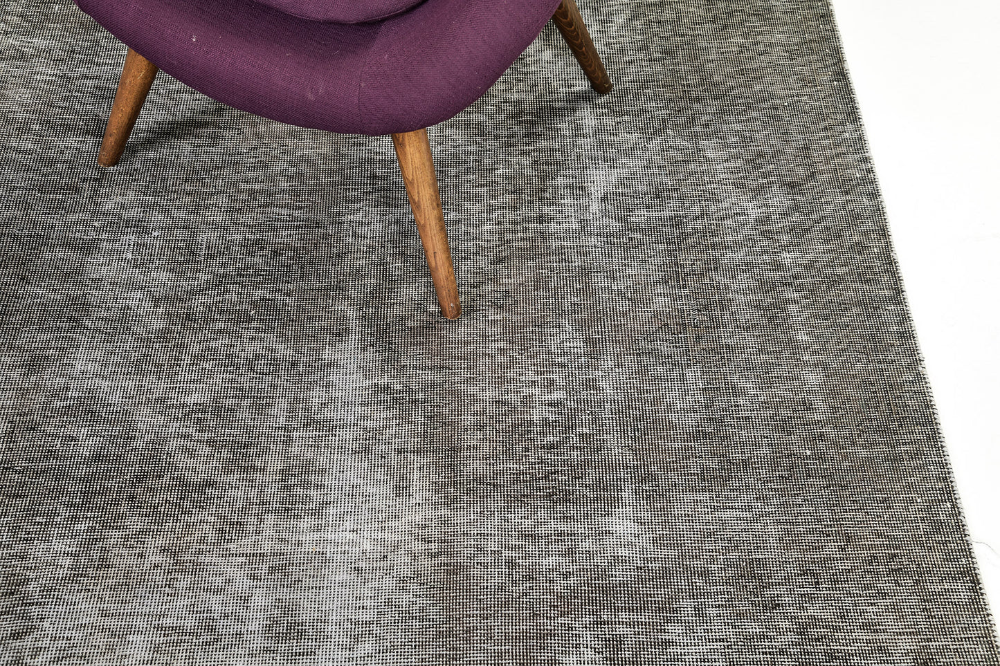 Vintage Distressed Overdye Persian Tabriz