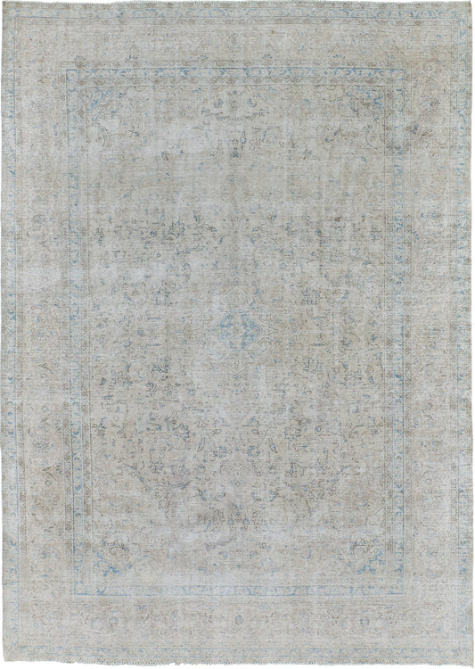 Vintage Distressed Persian Kashan