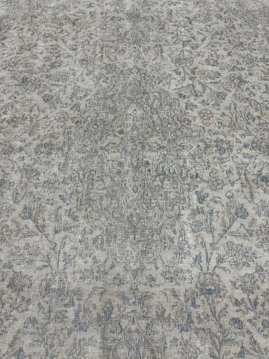 Vintage Distressed Persian Kashan