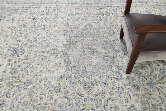 Vintage Distressed Persian Kashan