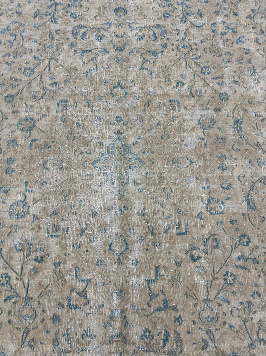 Vintage Distressed Persian Kashan