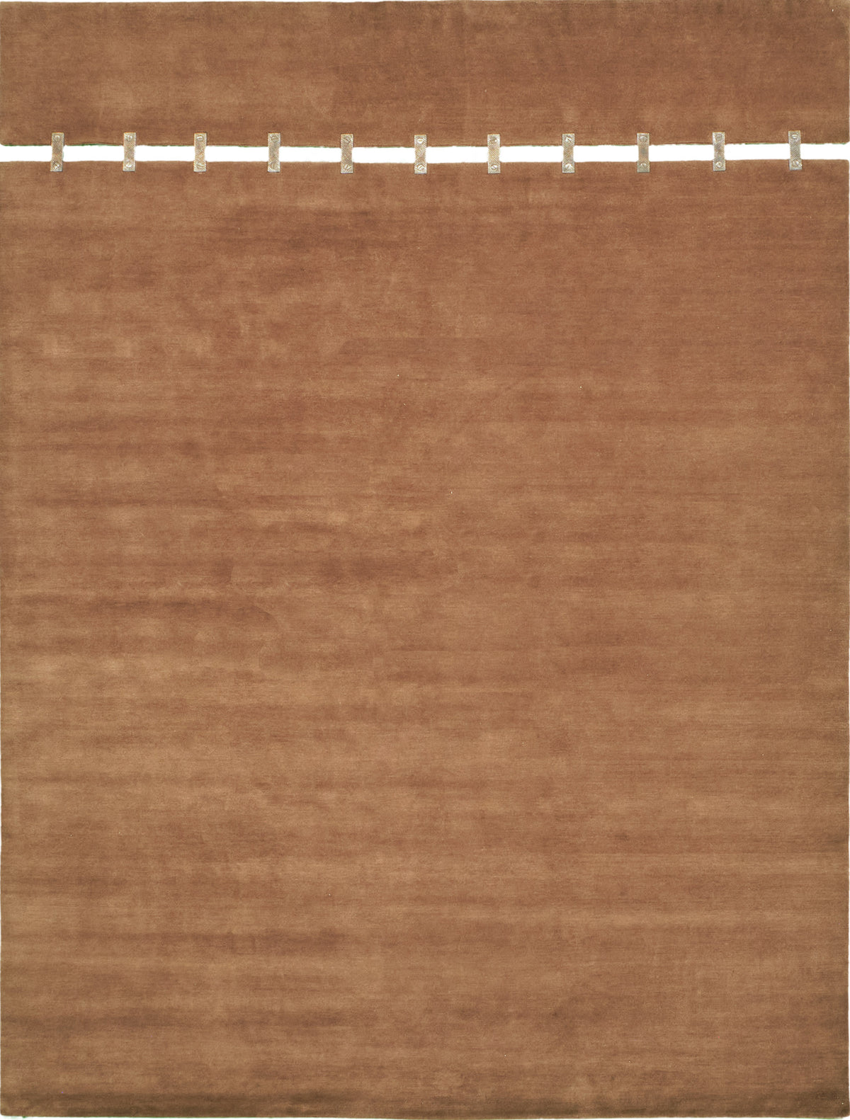 Aava.01 by Jenni Lauri, Cognac - one-of-a-kind handmade area rug