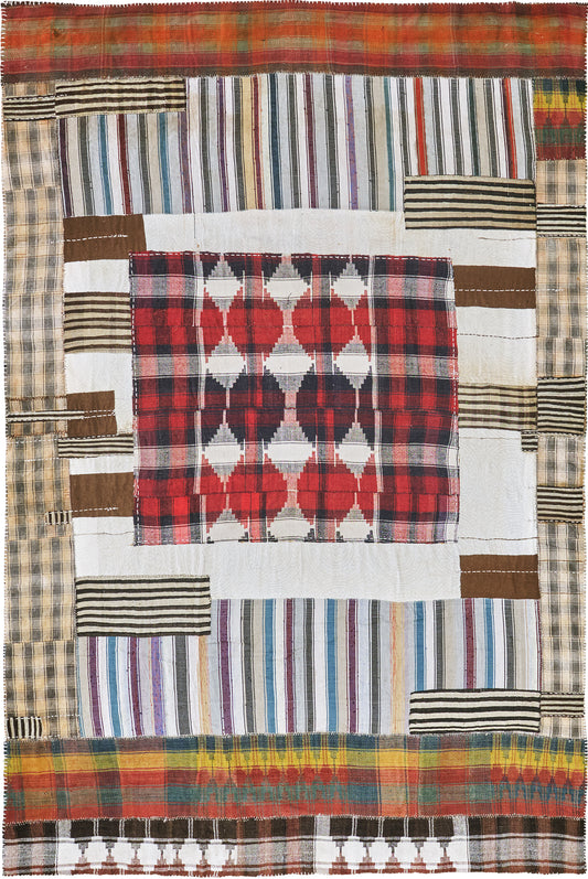 Antique Persian Ghashghaei Kilim