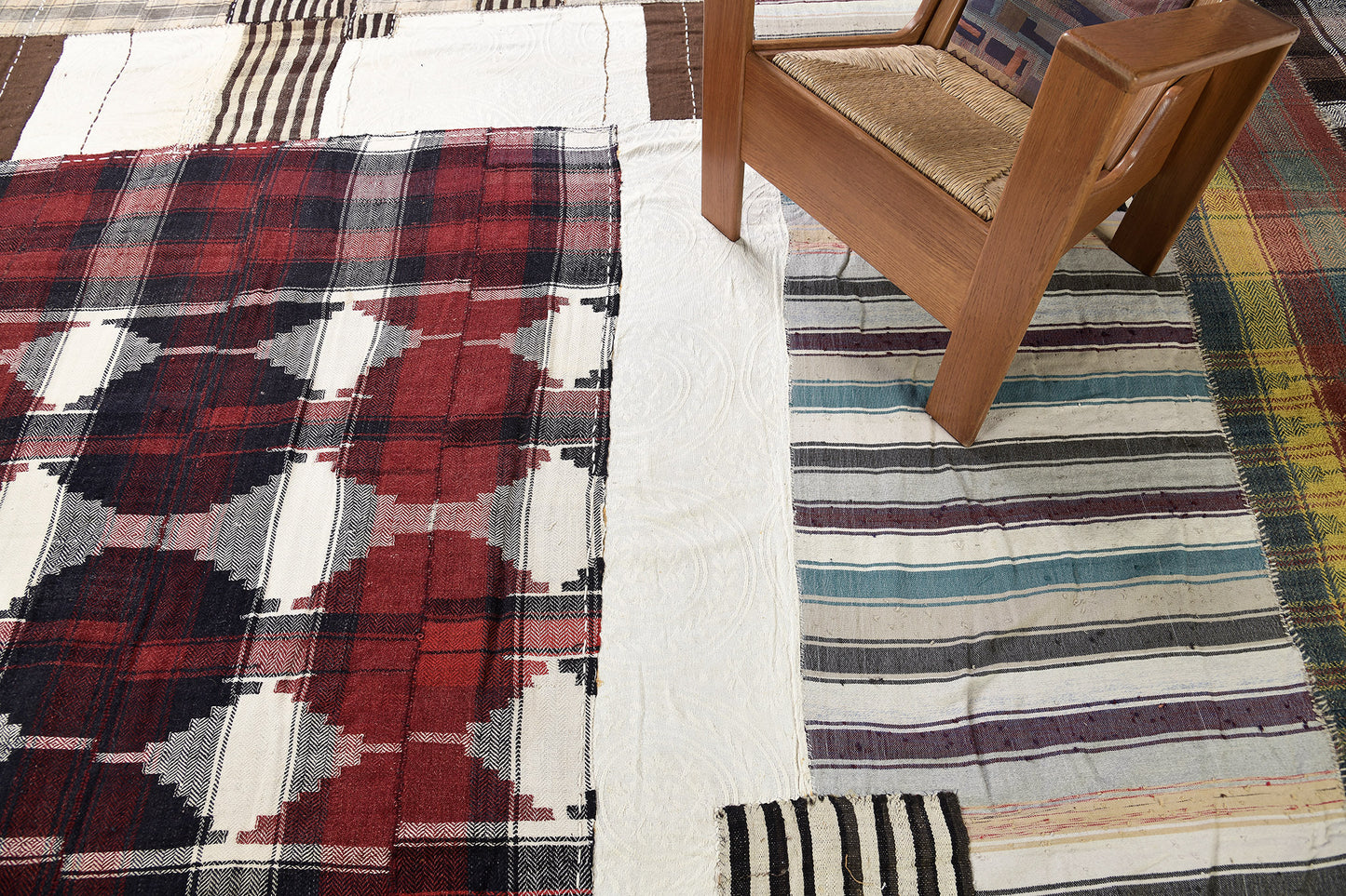 Antique Persian Ghashghaei Kilim